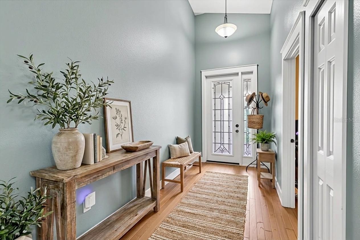 virtual staged hallway