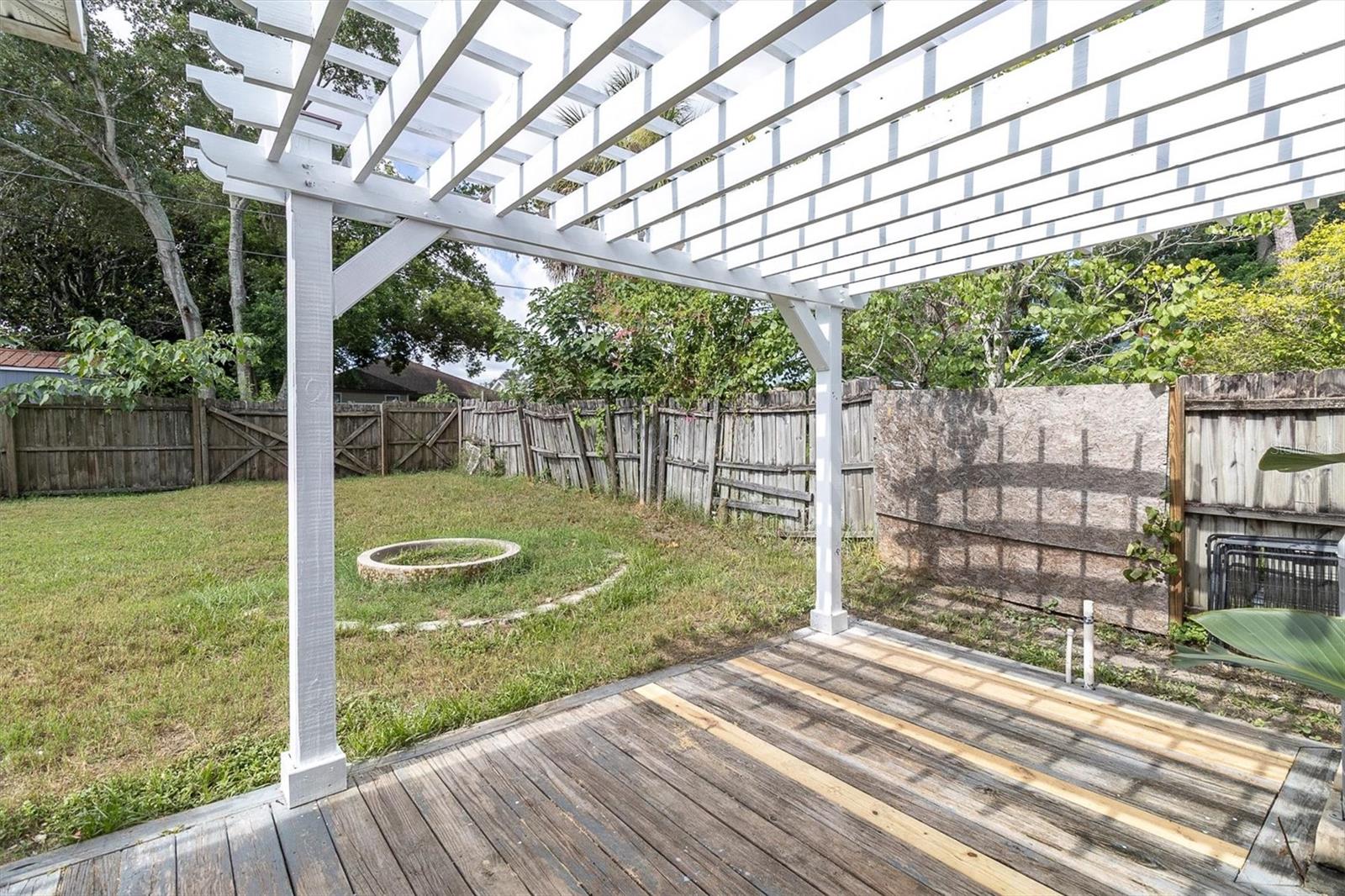 backyard patio
