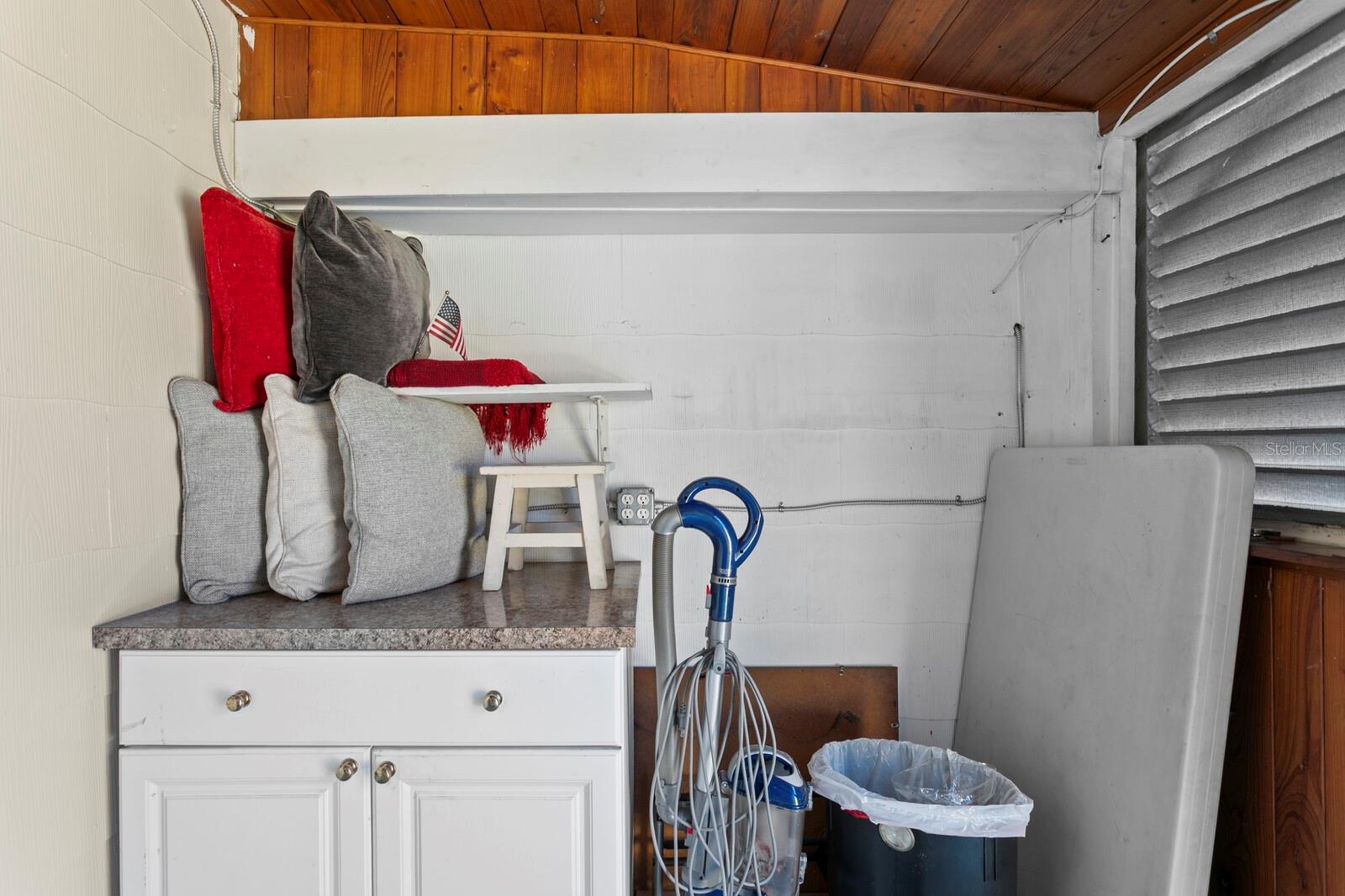 Large porch laundry