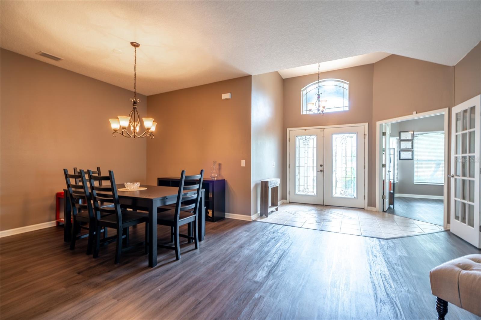 DOUBLE DOOR ENTRY, DINING ROOM