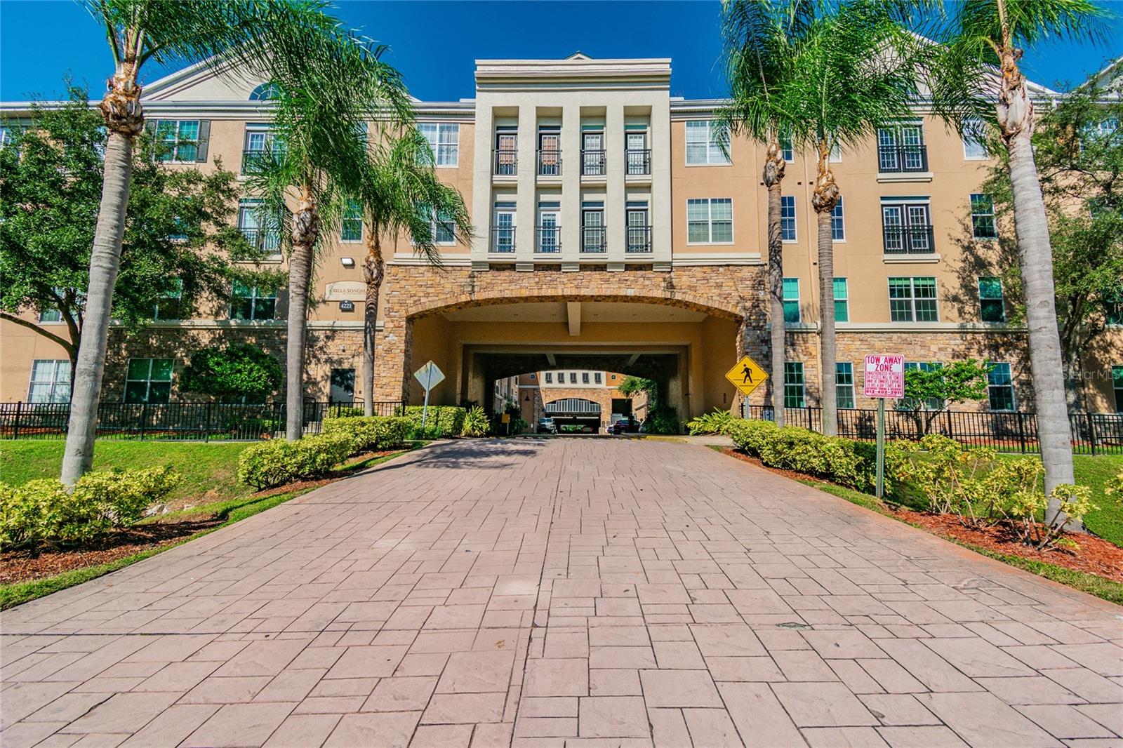 Parking Garage and Entrance