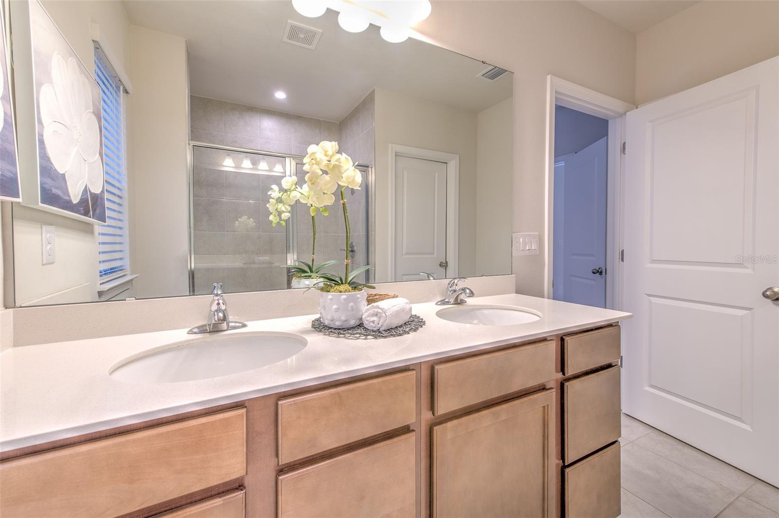 Primary Bathroom with Double Sinks