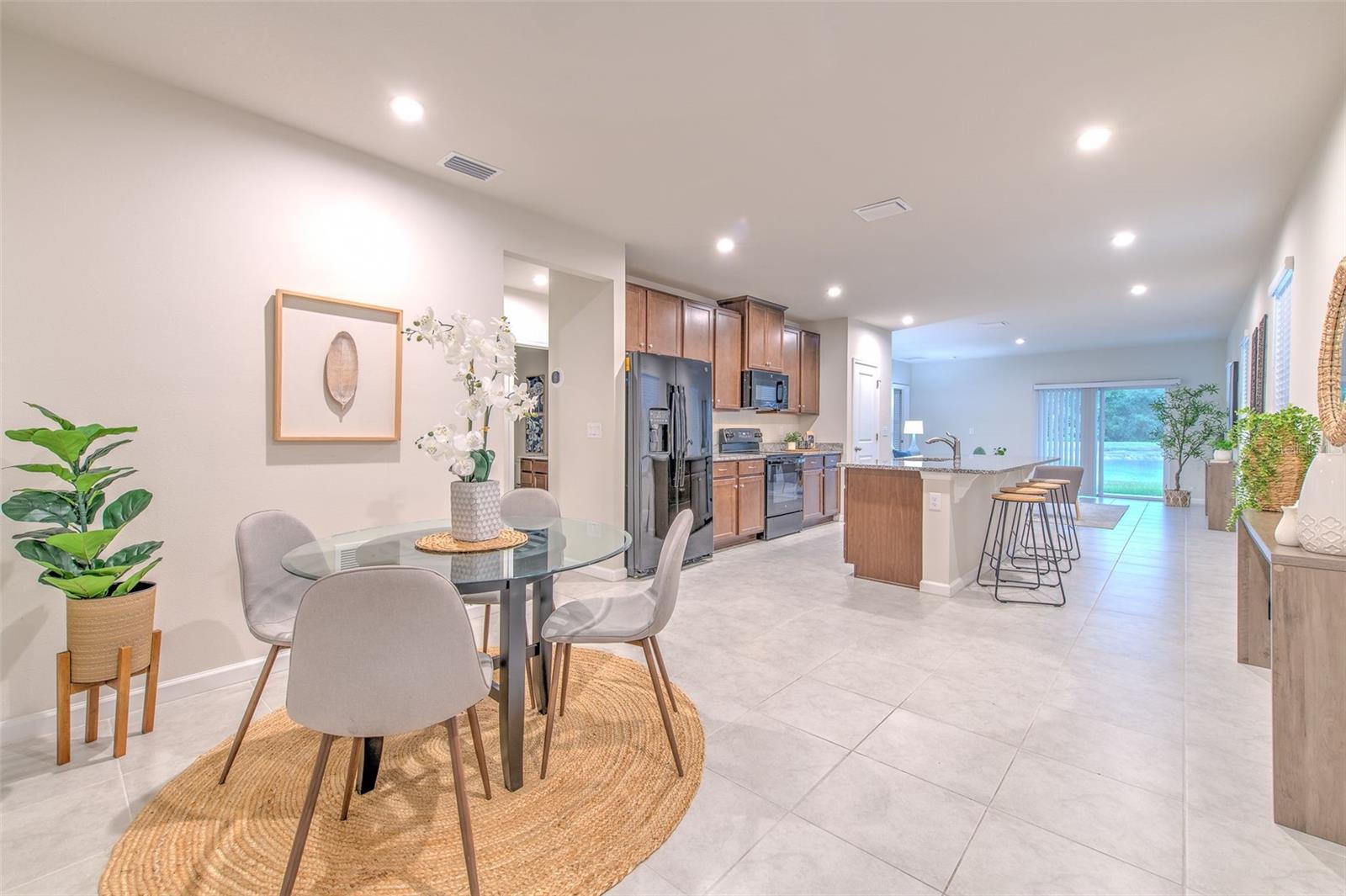 Dining Area open to Kitchen