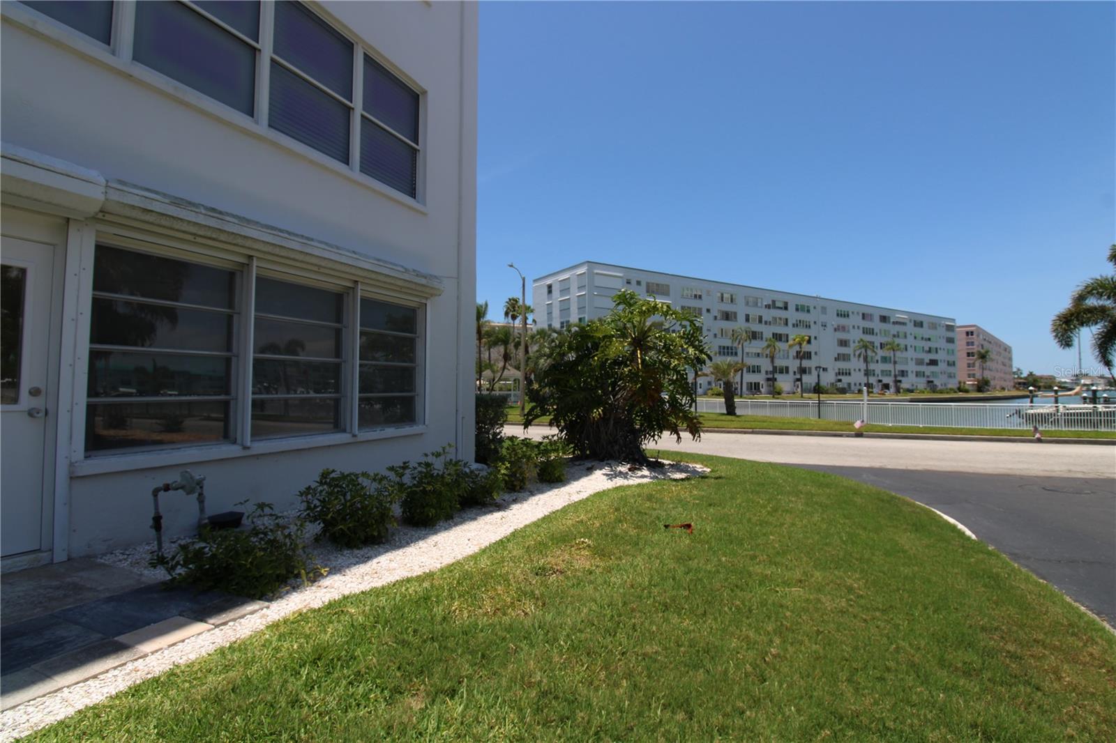 Rear view of unit