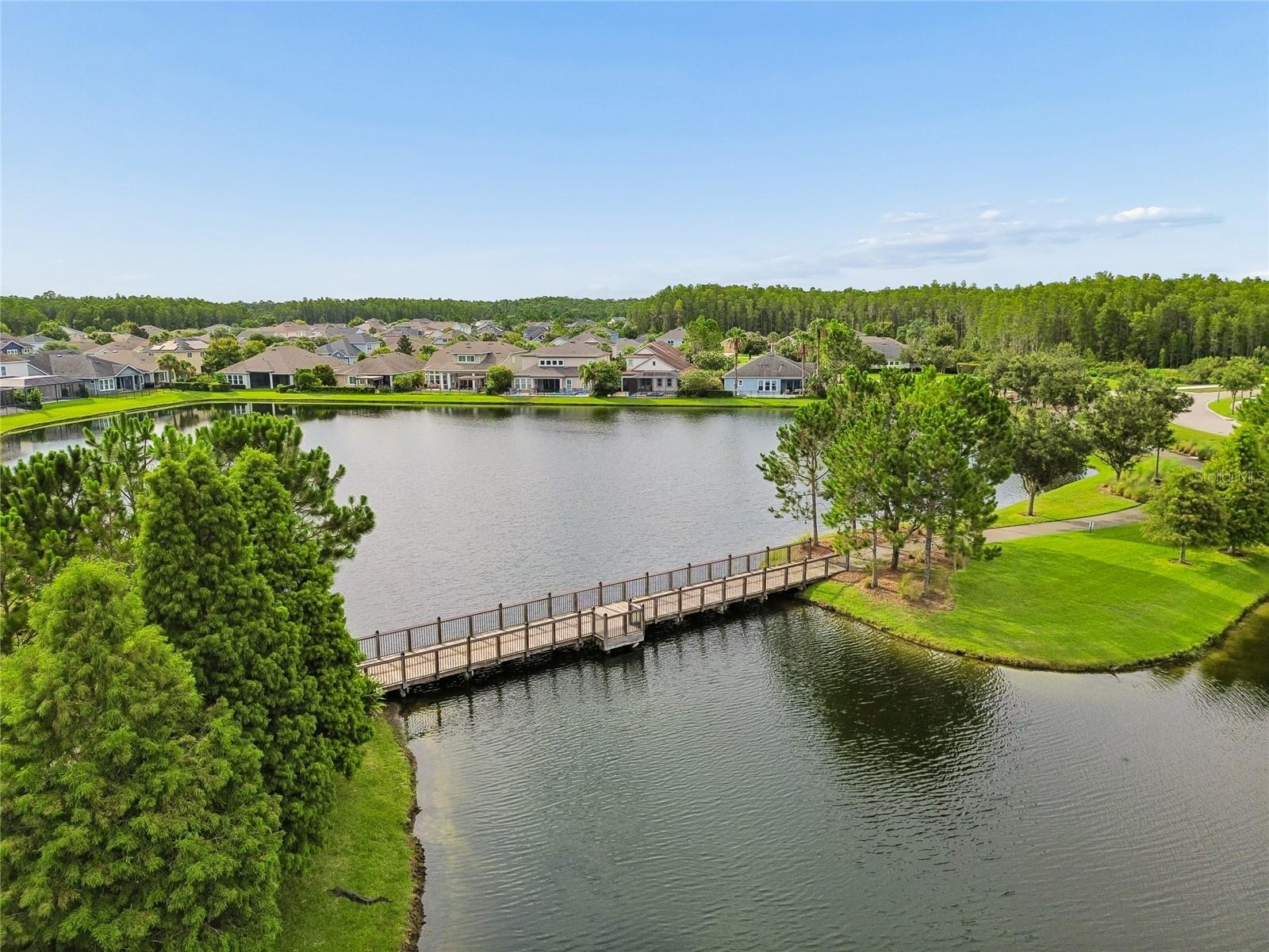Scenic Lake Bridge