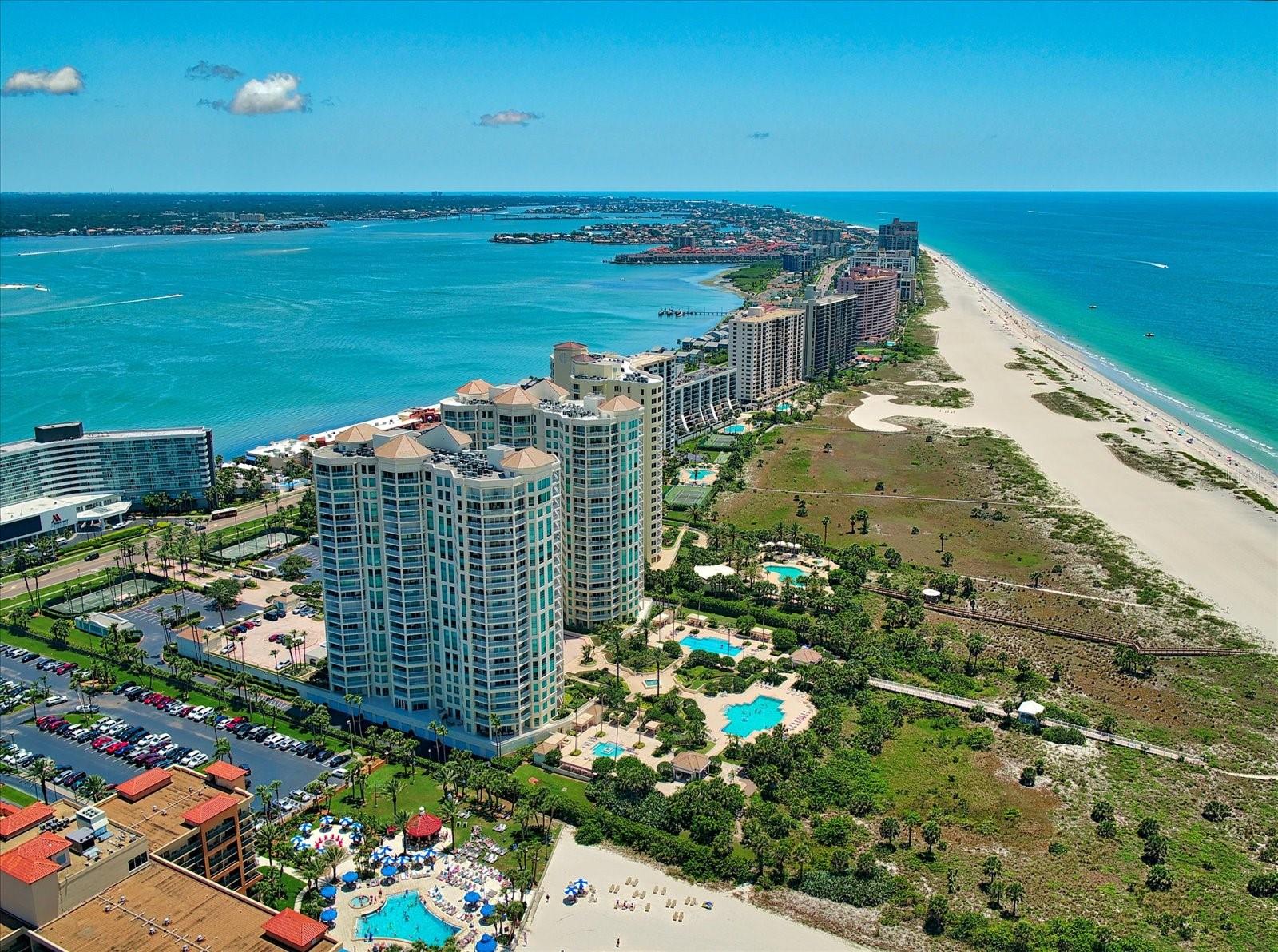 With the tranquil coastal waters surrounding you, the salt air welcomes you morning, noon & night.