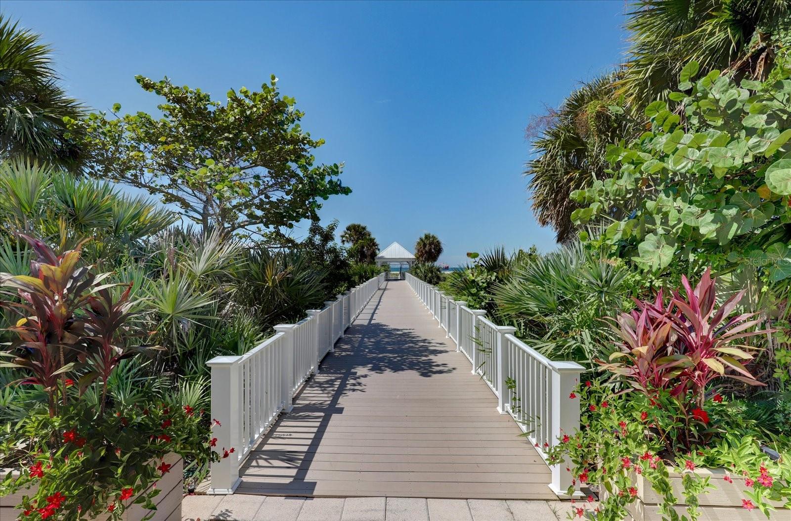 Your path to direct beach access is only steps away.