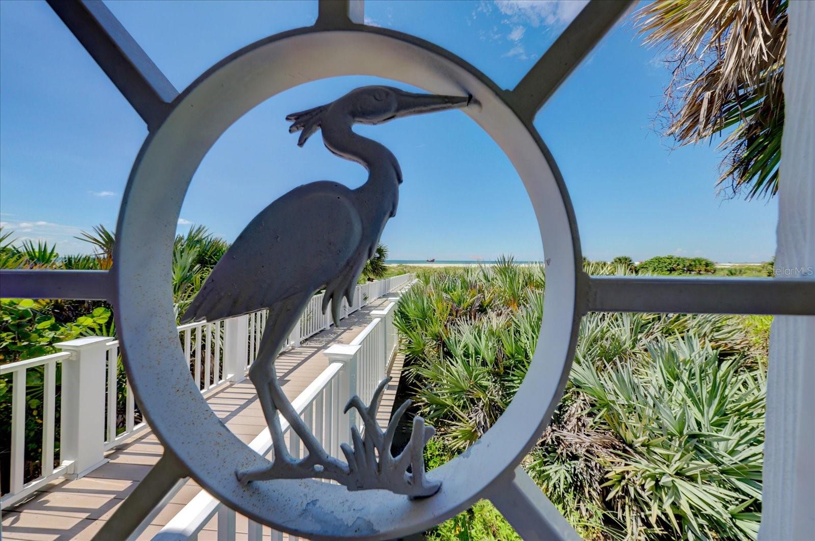 Paradise is calling your name. Through this gate you will find your next perfect beach day or stunning Gulf sunset. Grap a chair & some sunscreen.