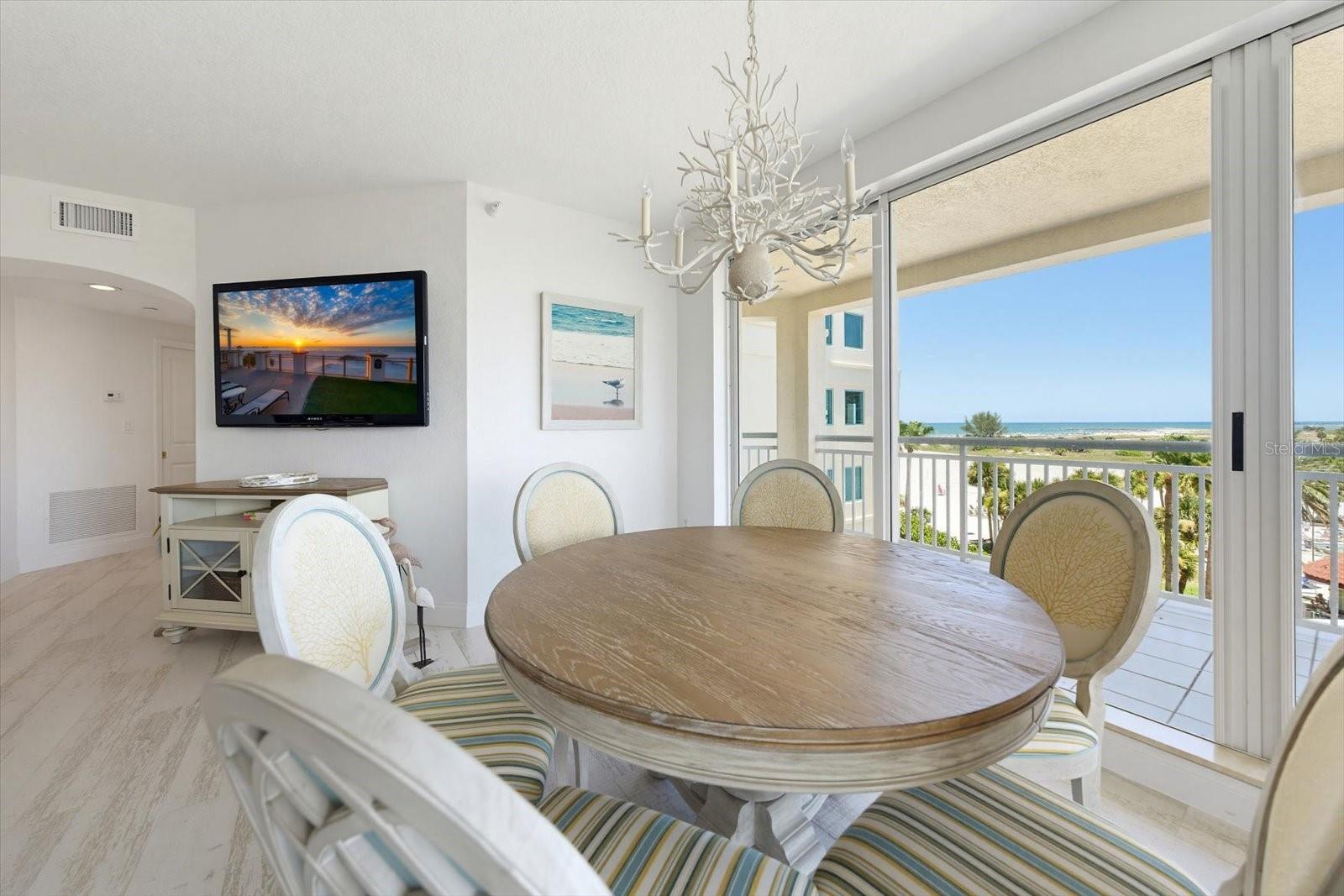 Imagine dining with beach views & enjoying the tranquility of the gulf waves.