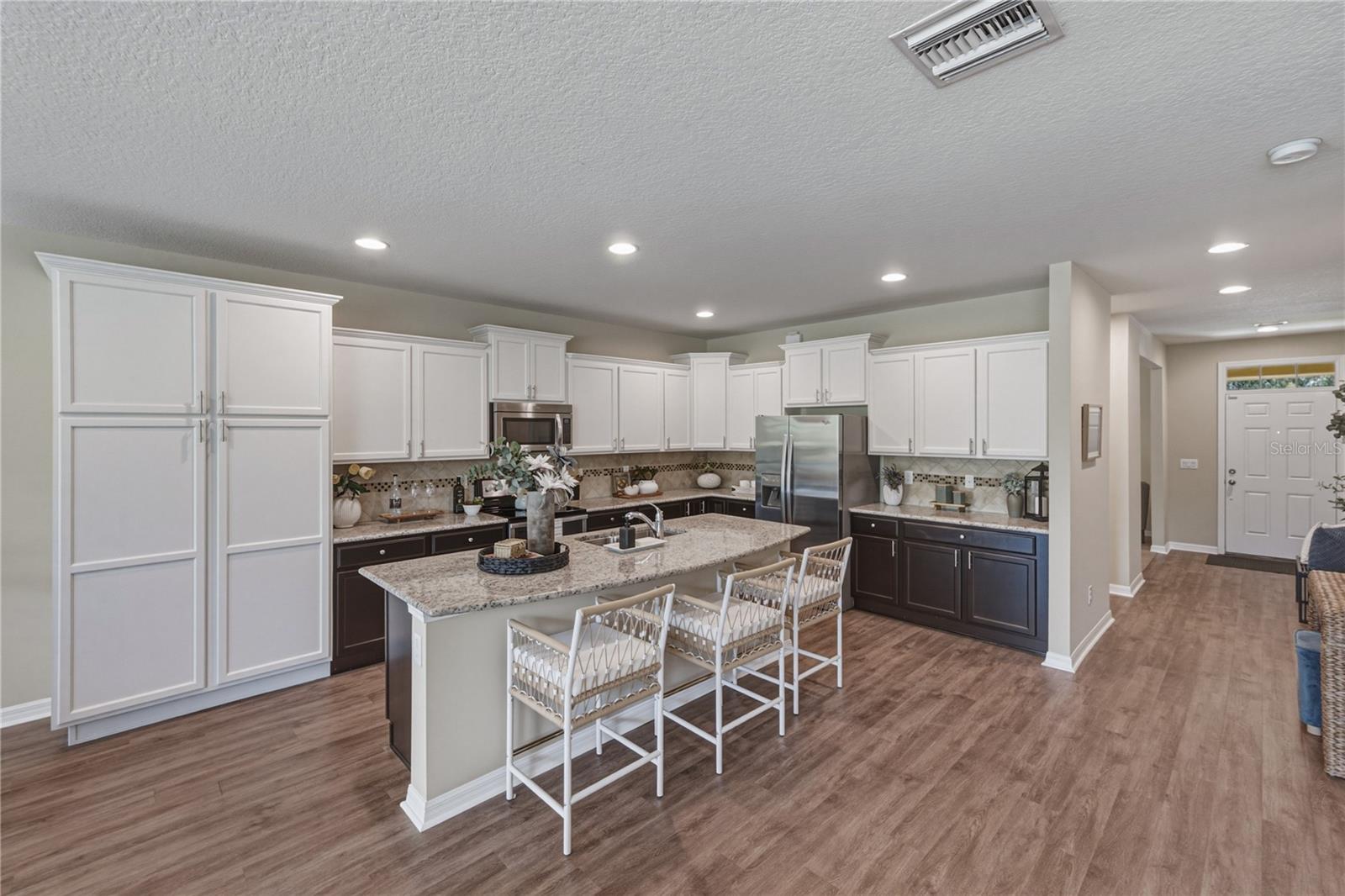 Gourmet Kitchen with 2 Tone Solid Wood Cabinets