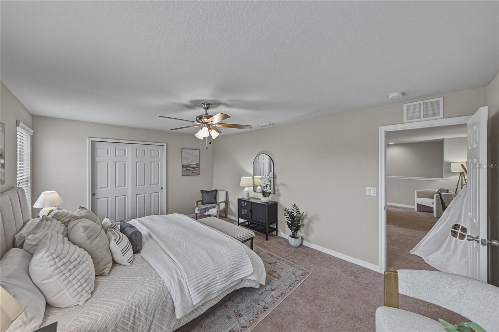 Second Primary Suite Sized Bedroom up
