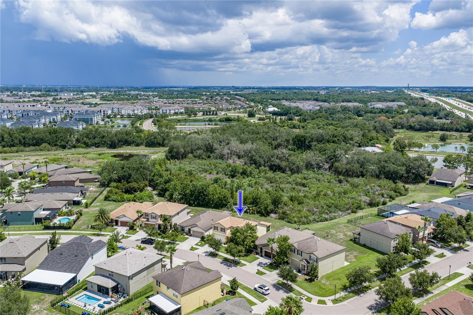 Rear Elevated Lot Shot