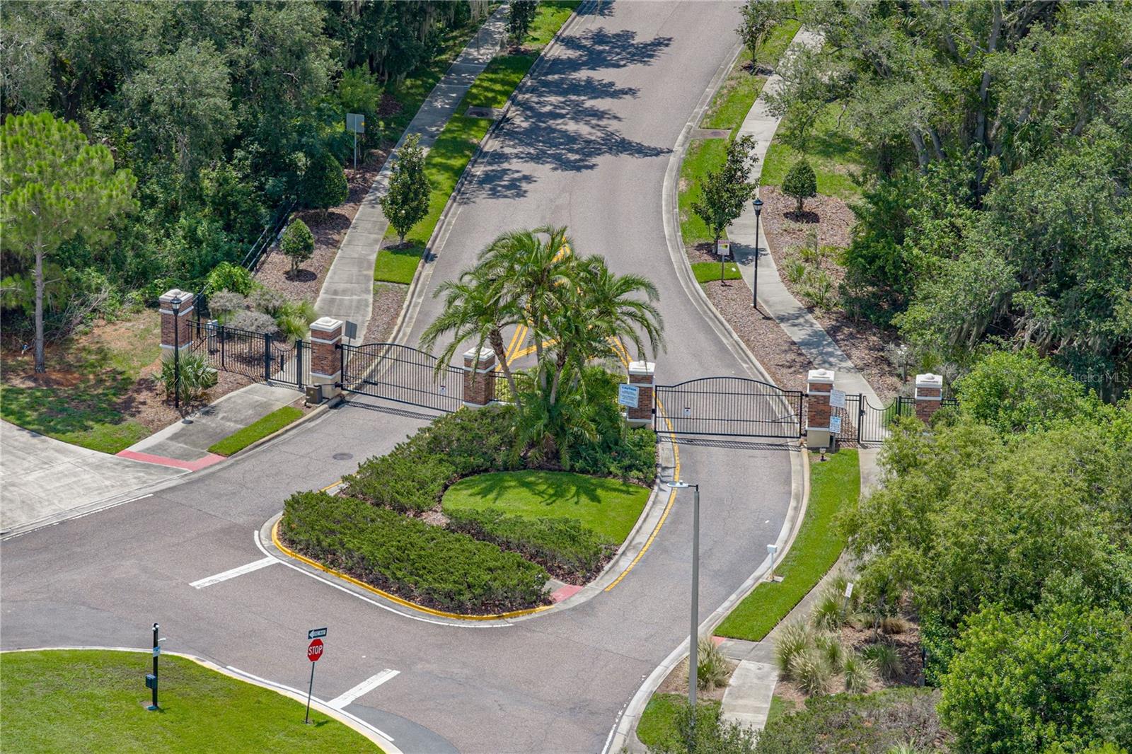 Front Gated Entrance