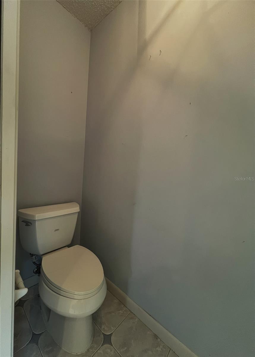 closeted toilet