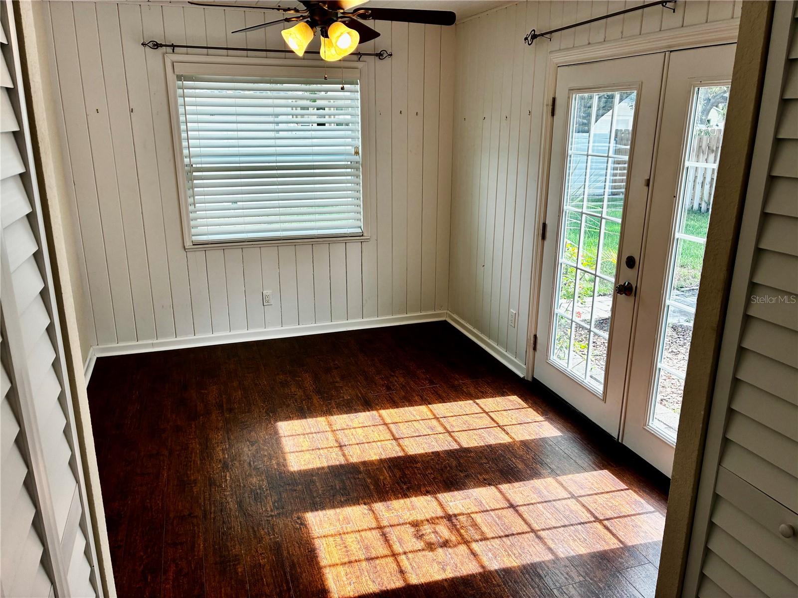 Possible third bedroom, Den or office