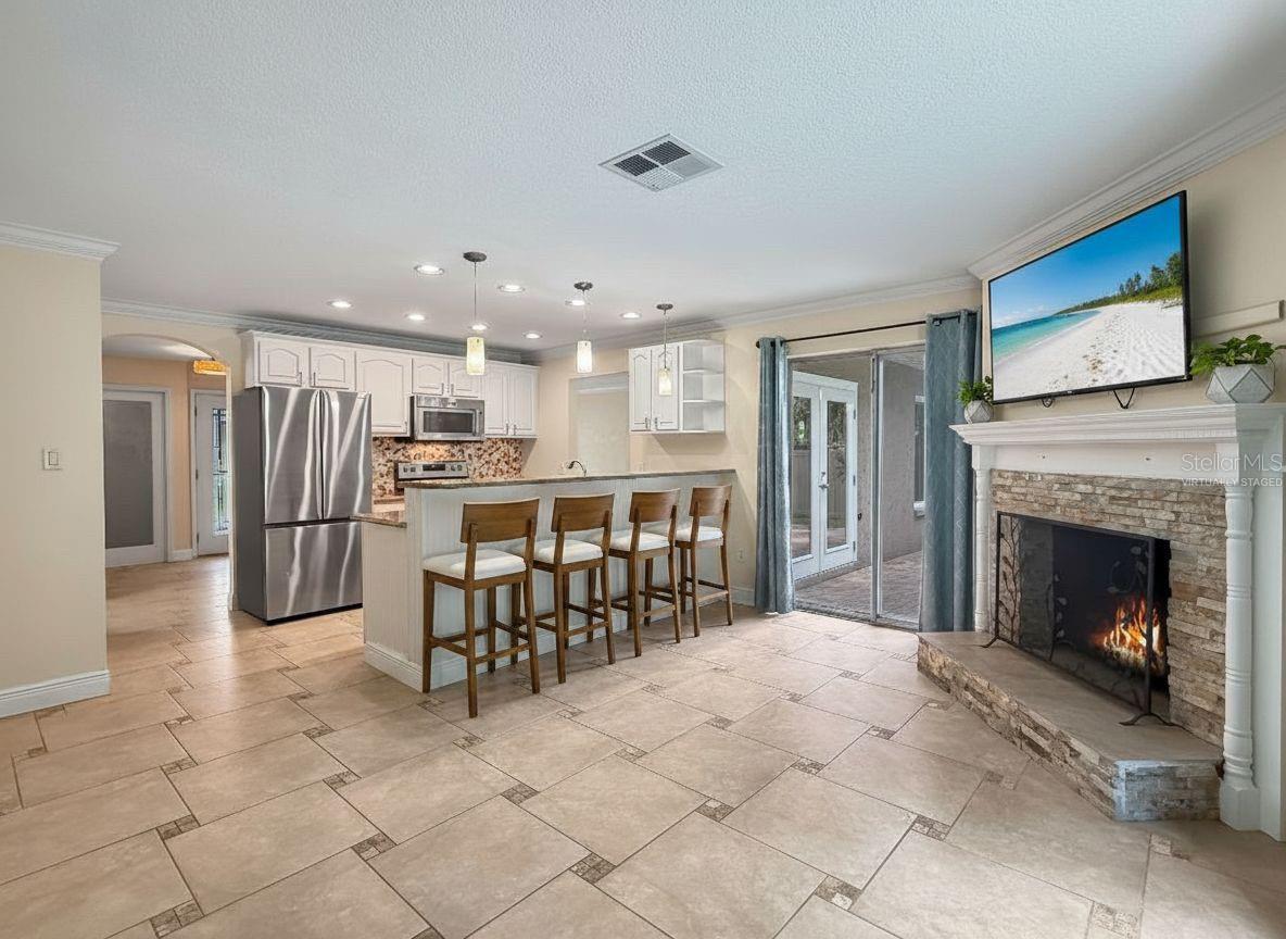 Family Room - Virtually Staged