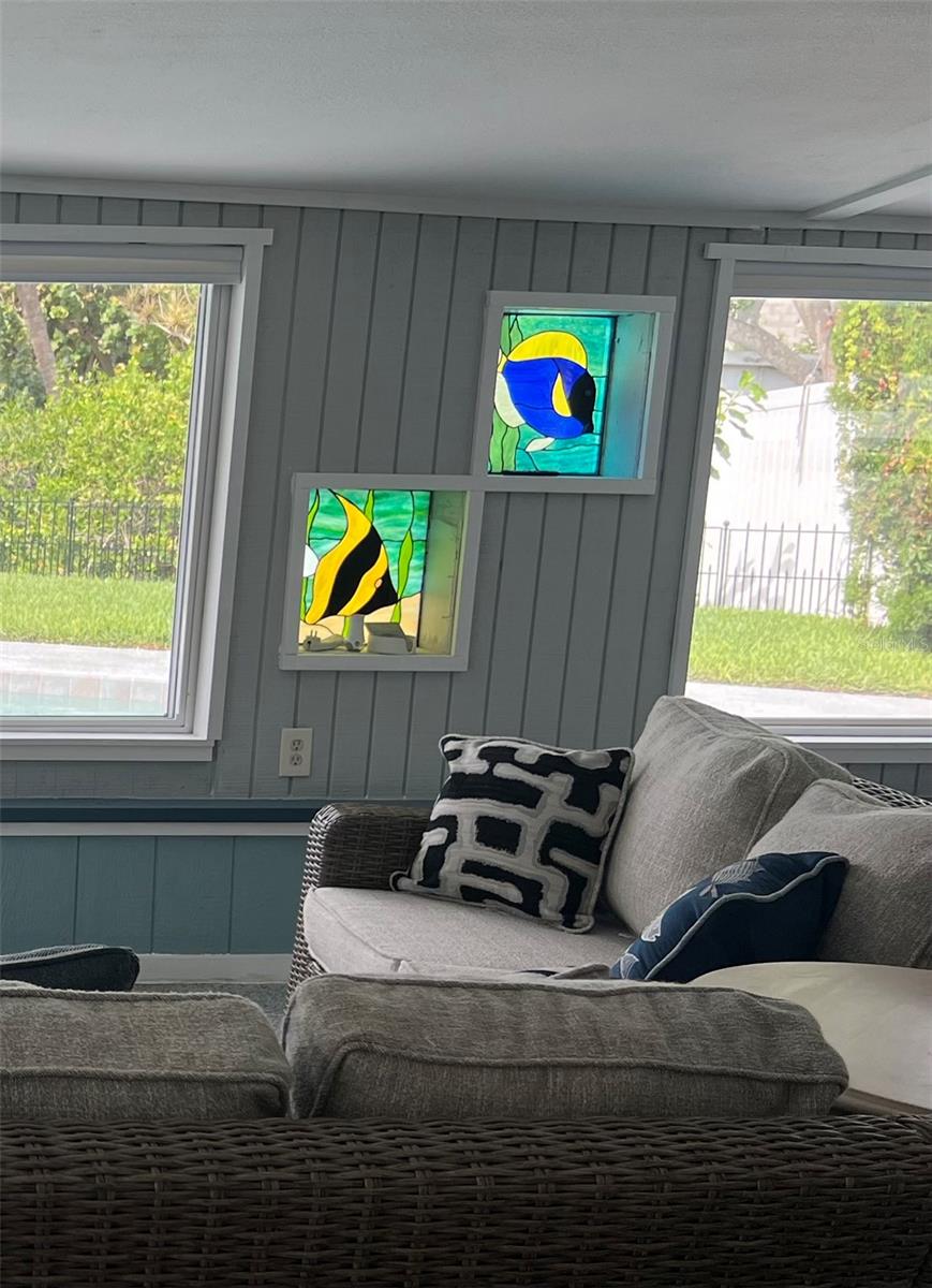 Stain glass windows