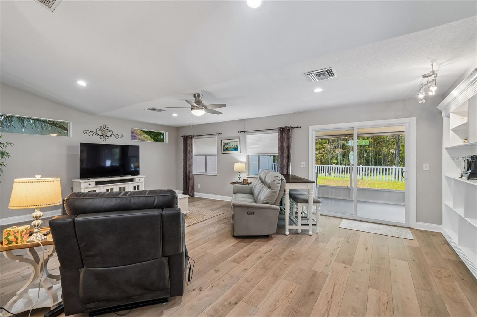 Huge family room with conservation views!