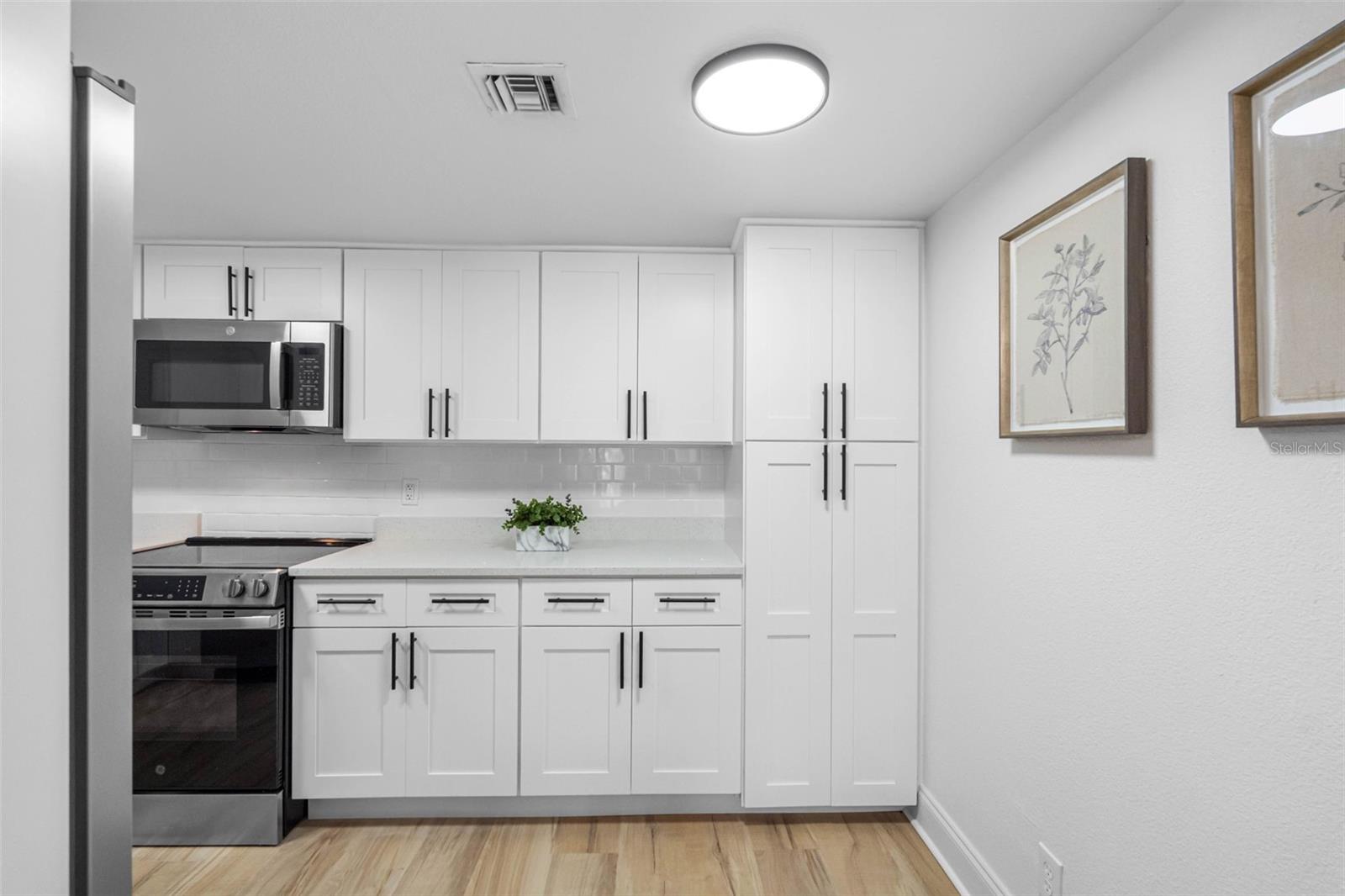 Completely remodeled kitchen