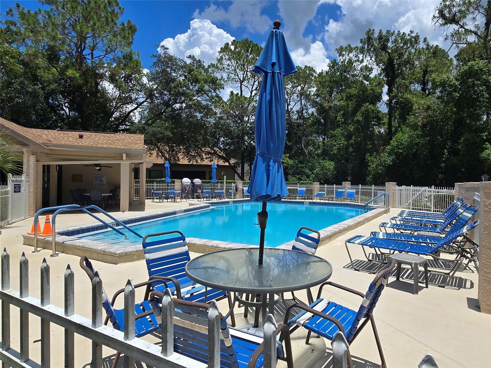 Manor Pines Village pool.