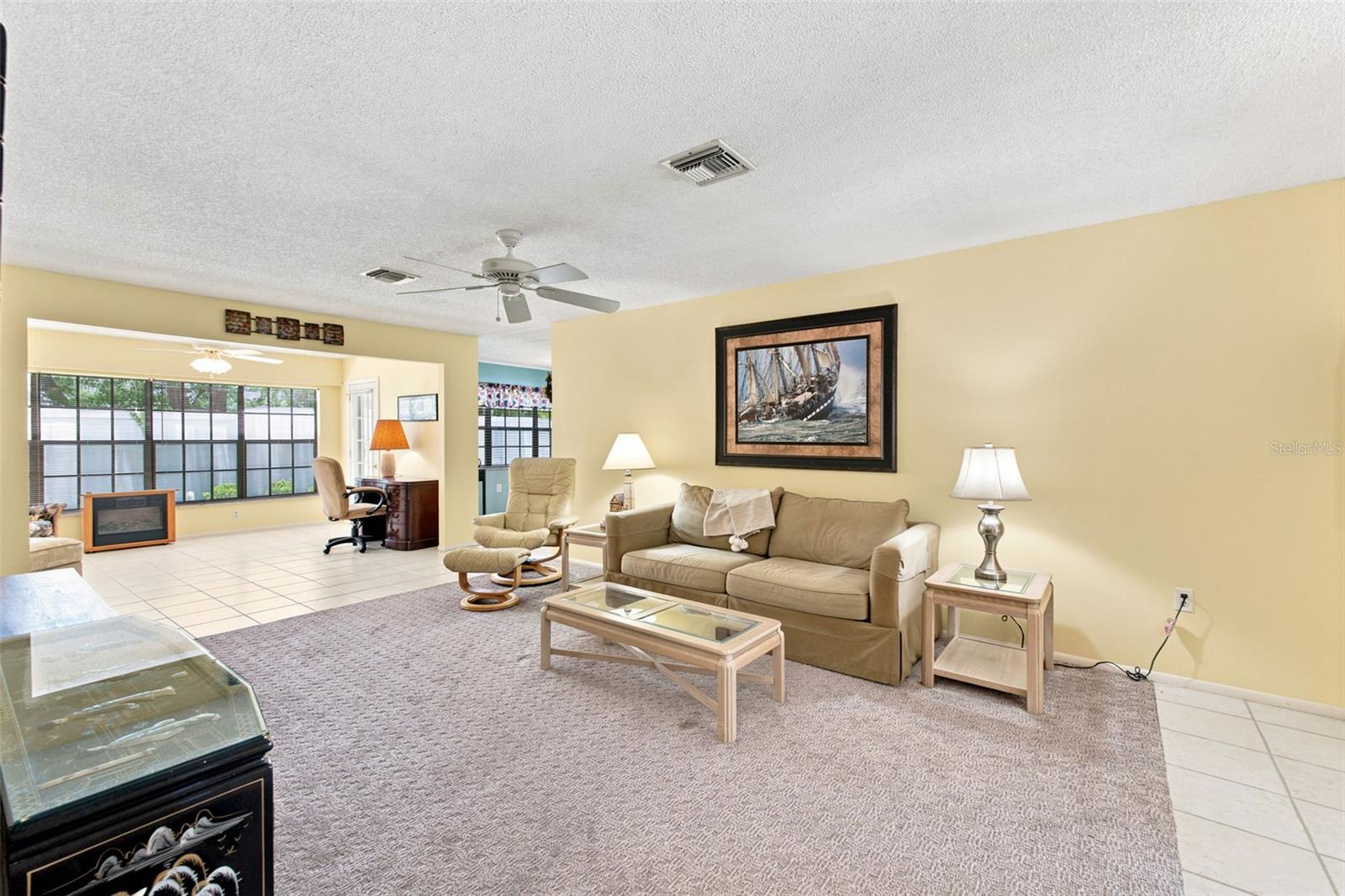 Living Room from guest bedroom.