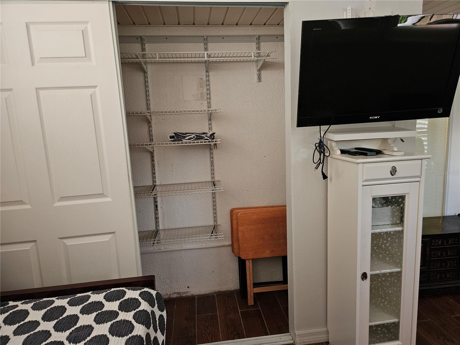 closet in 2nd bedroom