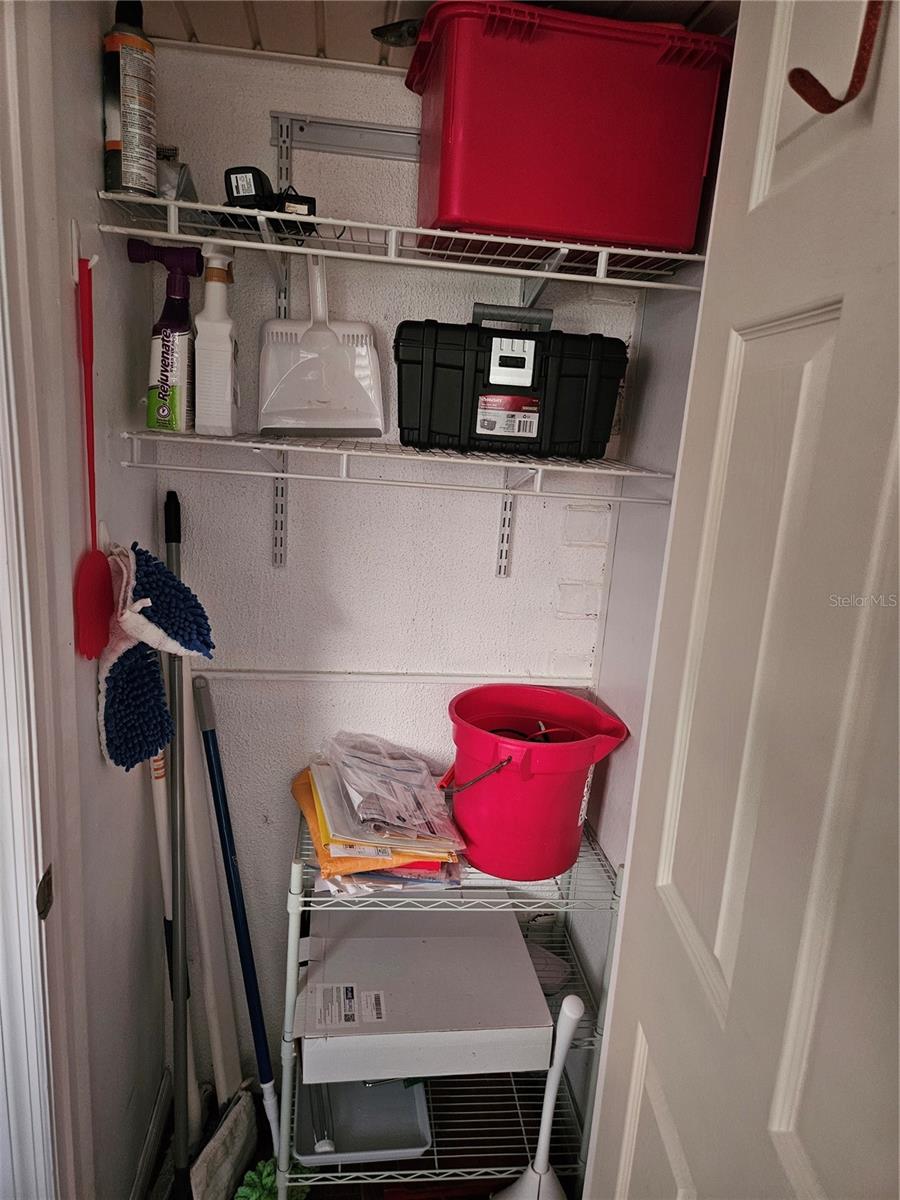 2nd storage closet in 2nd bedroom