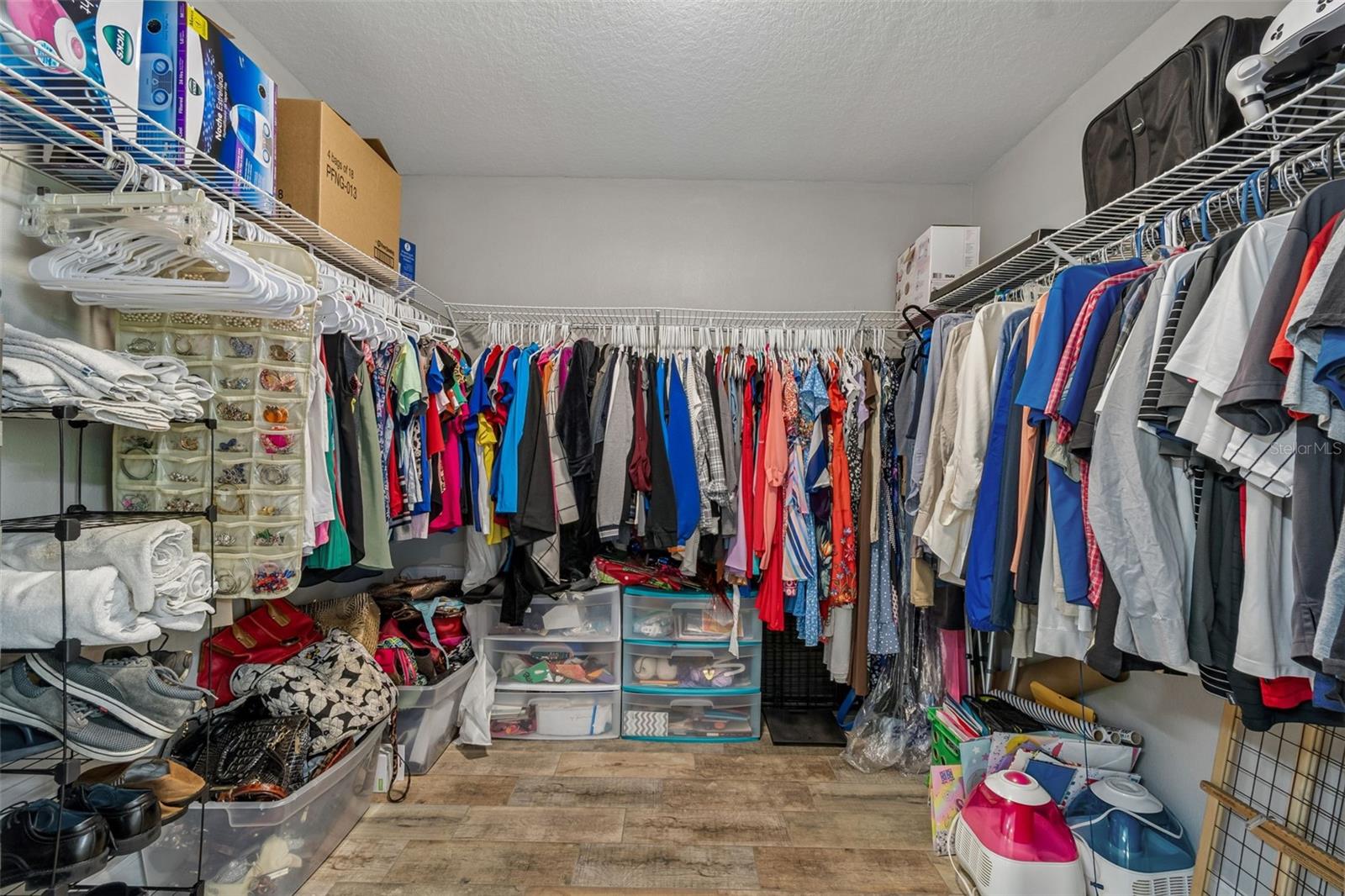 Large walk in closet