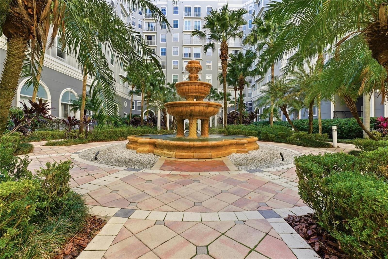 Fountain in Courtyard