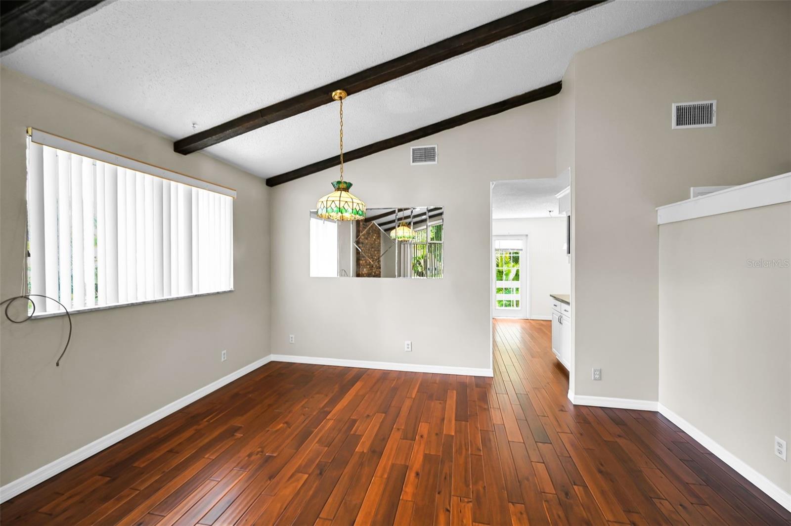 Dining area off the Living room and connected to the Kitchen