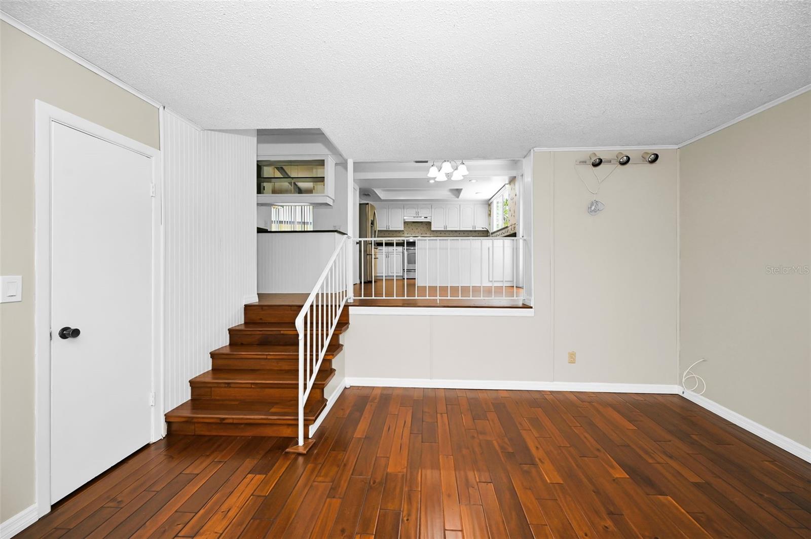 Stairs from the Main level to the Lower level