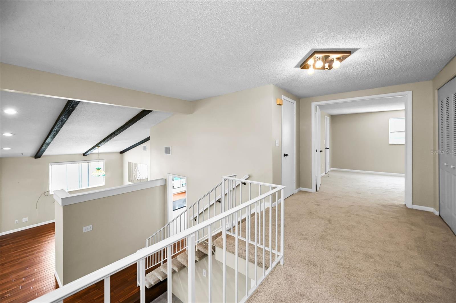 Loft area in the upper level