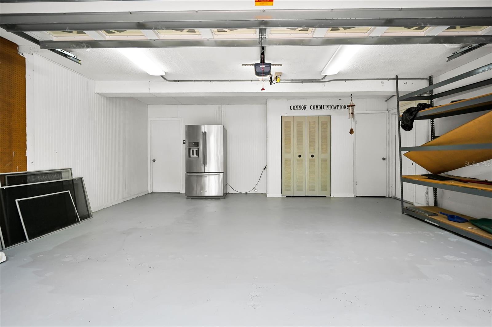 Freshly sealed and painted 2 Car Garage.