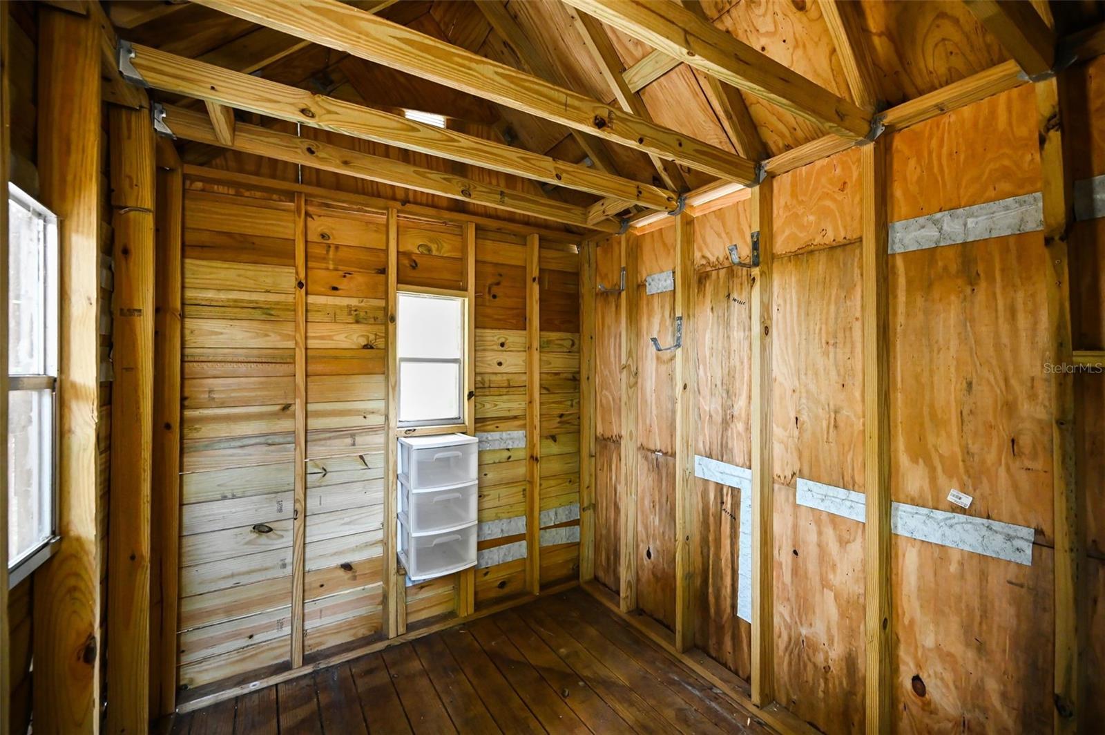 Inside of the Shed - lot's of potential!