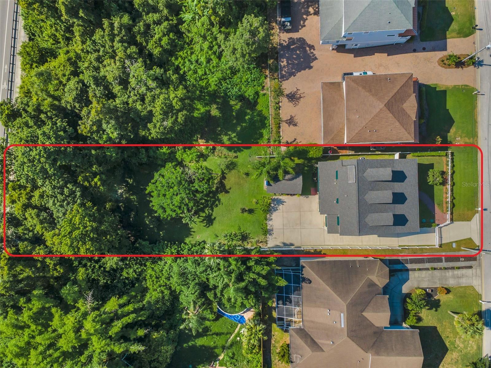Property is 60 x 280.  WOW!!