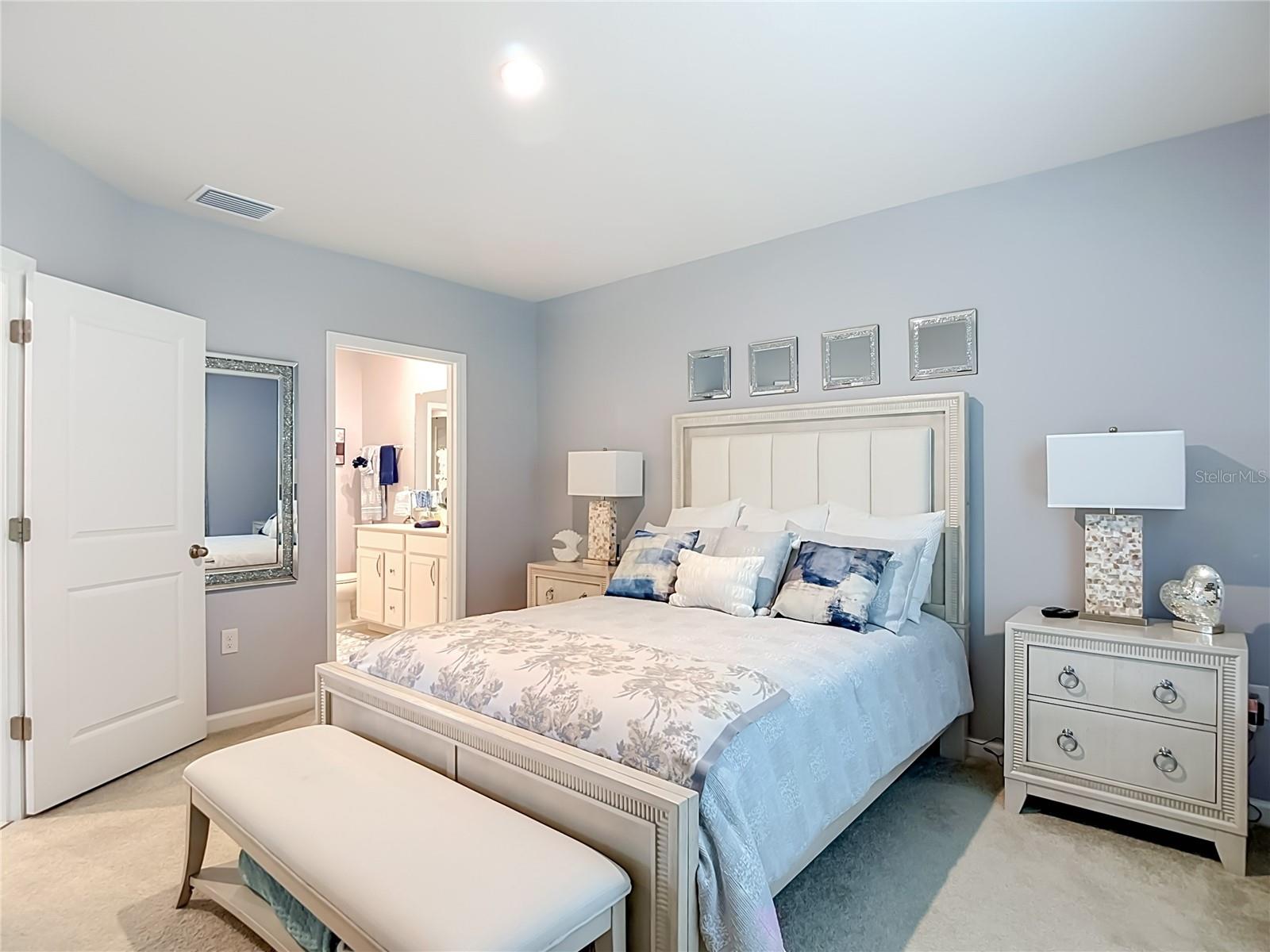 Primary Bedroom & Dual Sink Bathroom w/Shower on First Floor