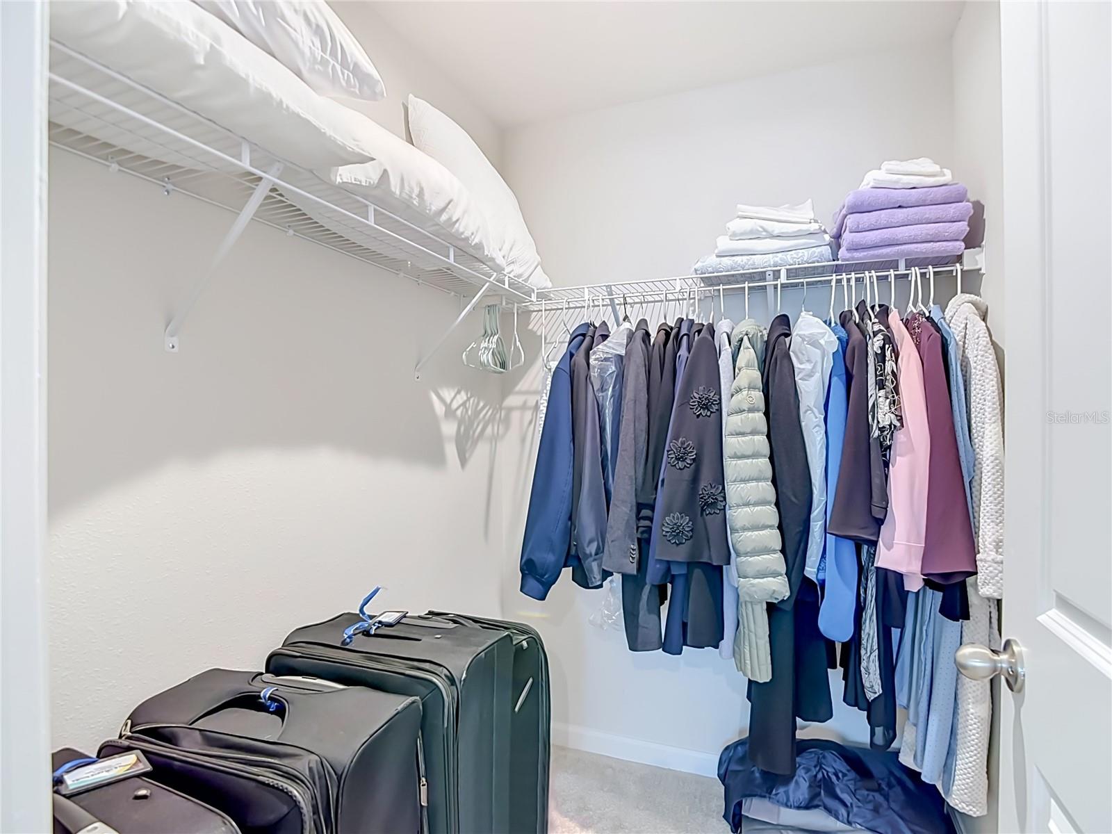 Walk In-Closets for all 3 Bedrooms.