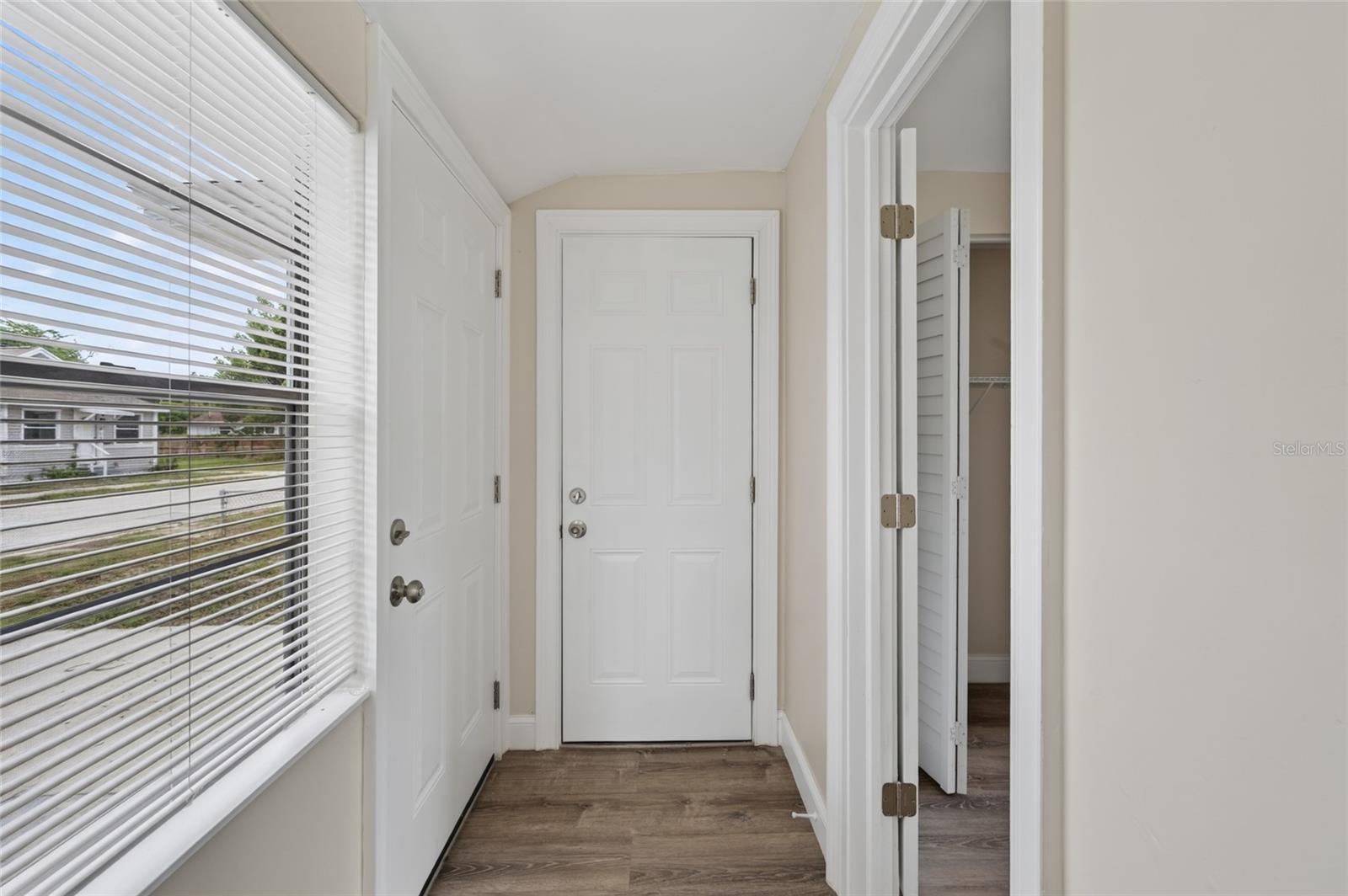 Doorway to Garage