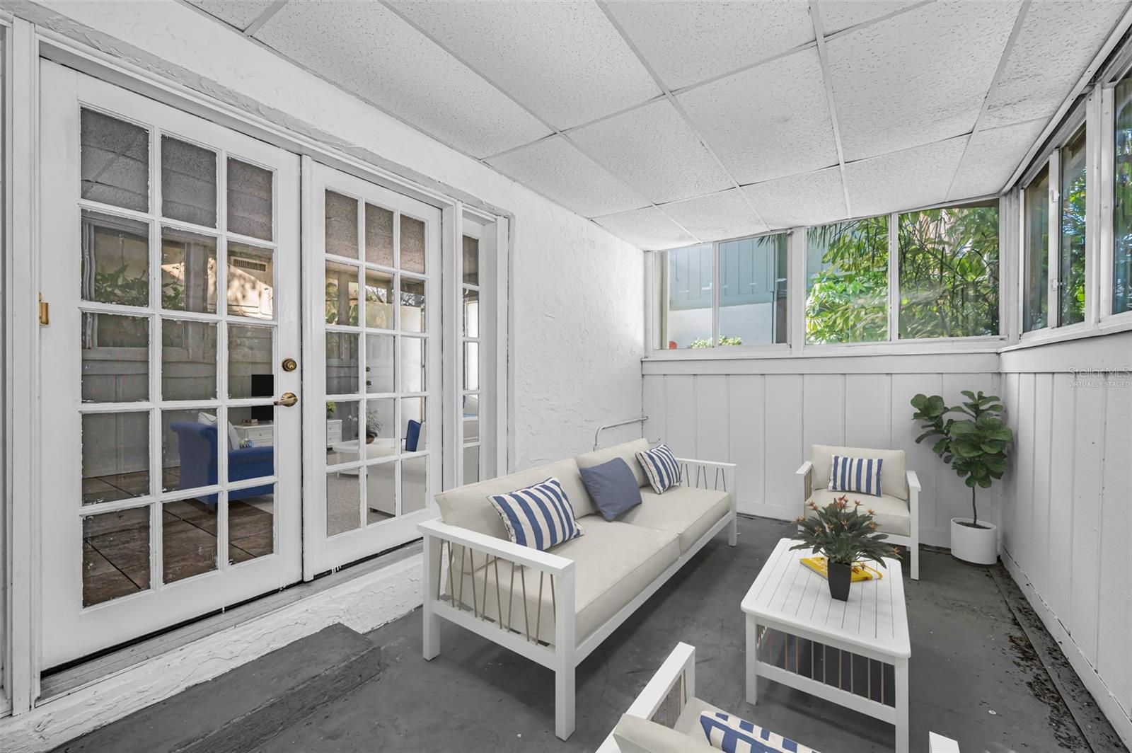 Virtually Staged Patio
