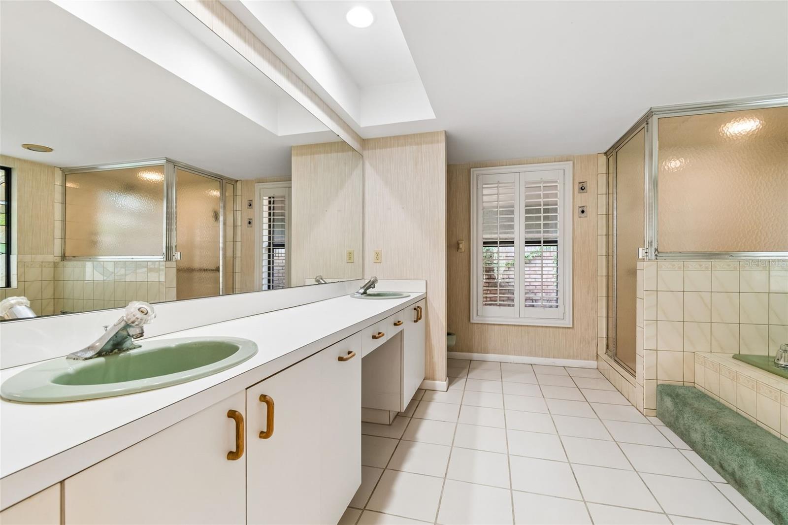 Spacious Master Bathroom