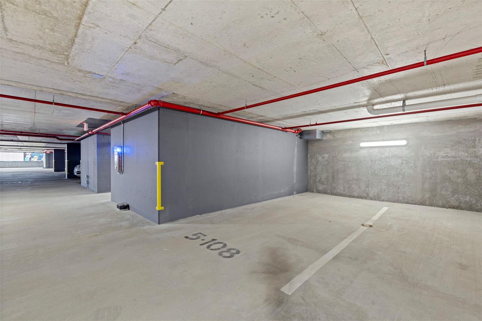 Interior Parking Space close to Elevators