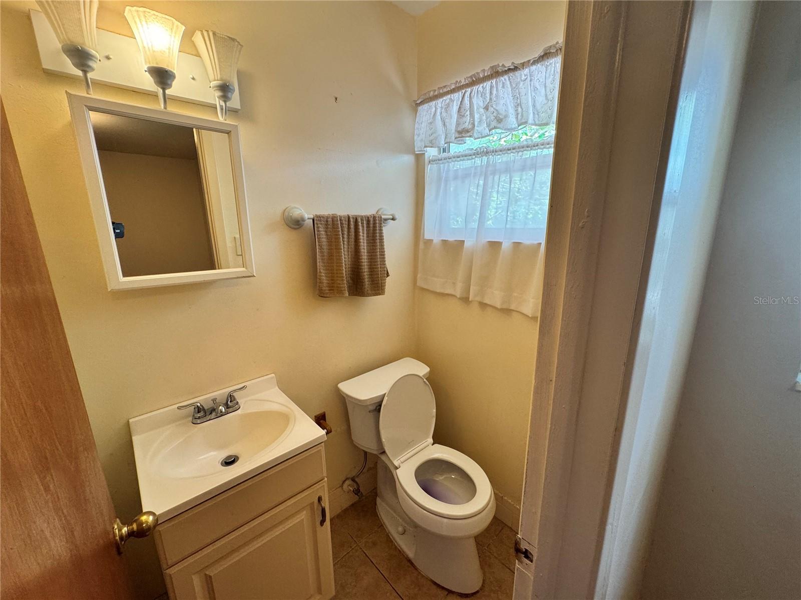 Half Bath in one of the bedrooms