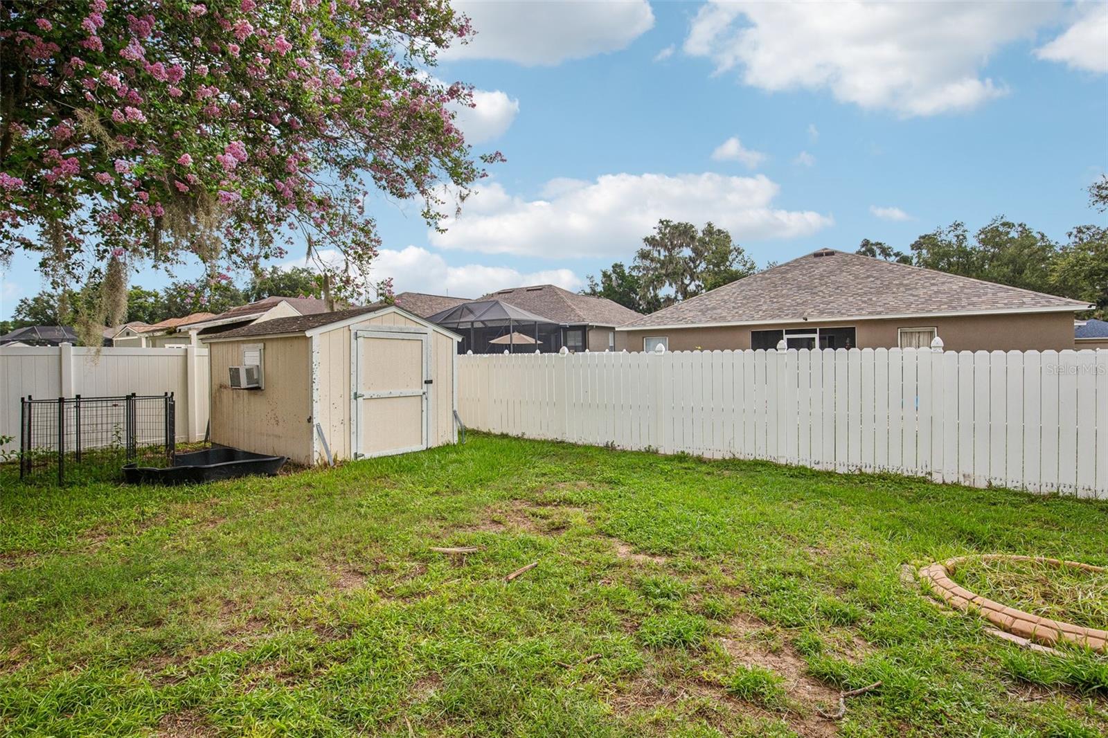 FENCED BACK YARD