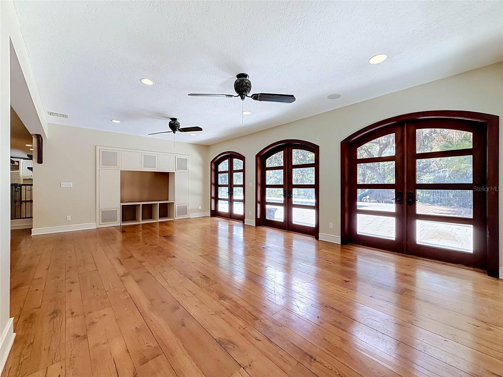 Family Room - Pool, and Outdoor Living Space