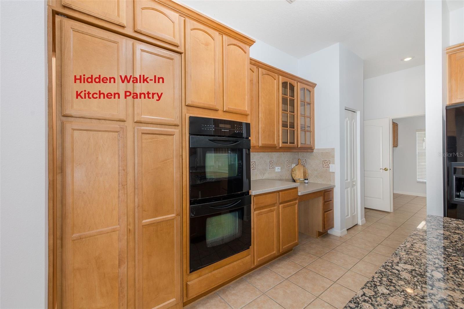 Hidden Kitchen Pantry