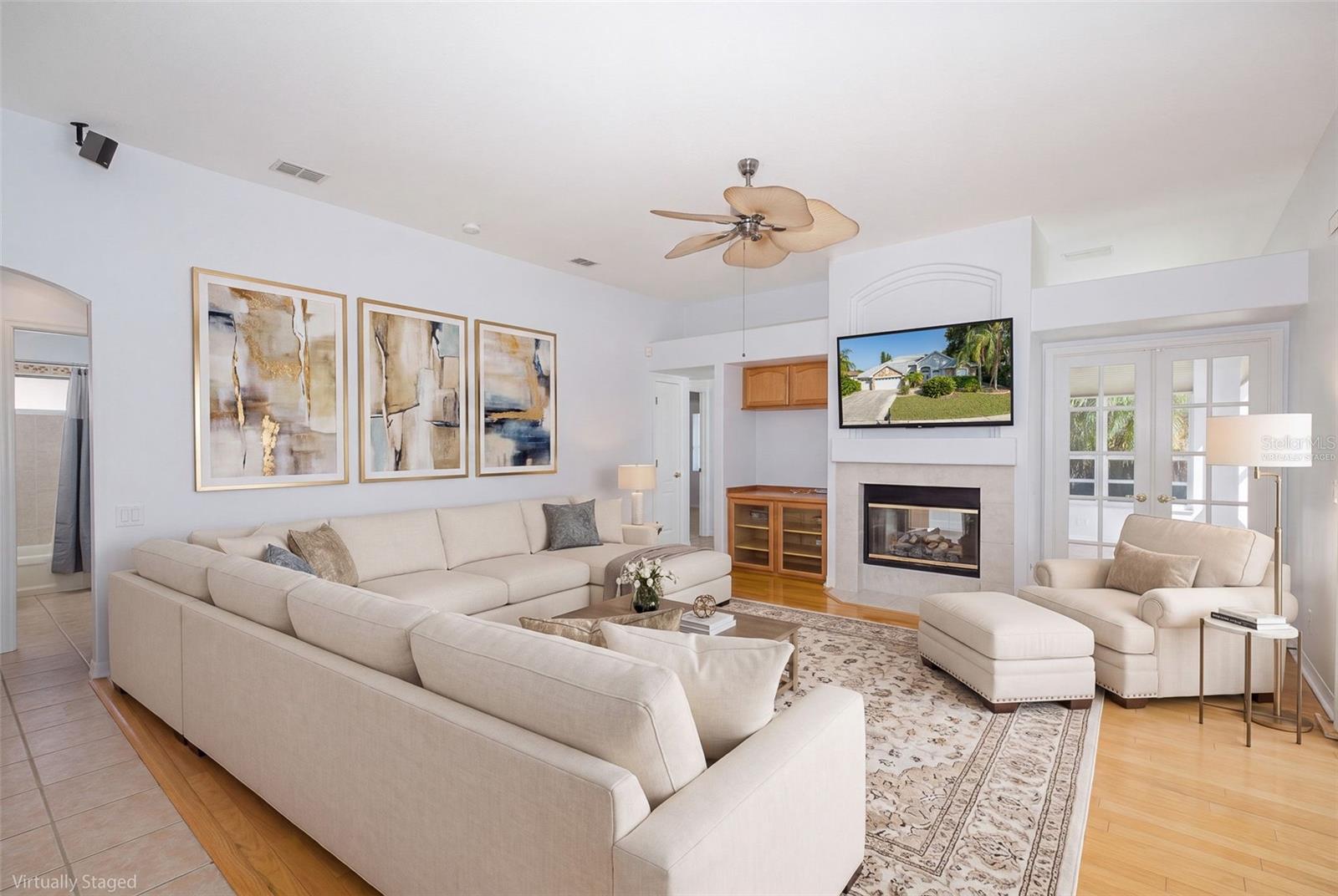 Family Room - VIRTUALLY STAGED