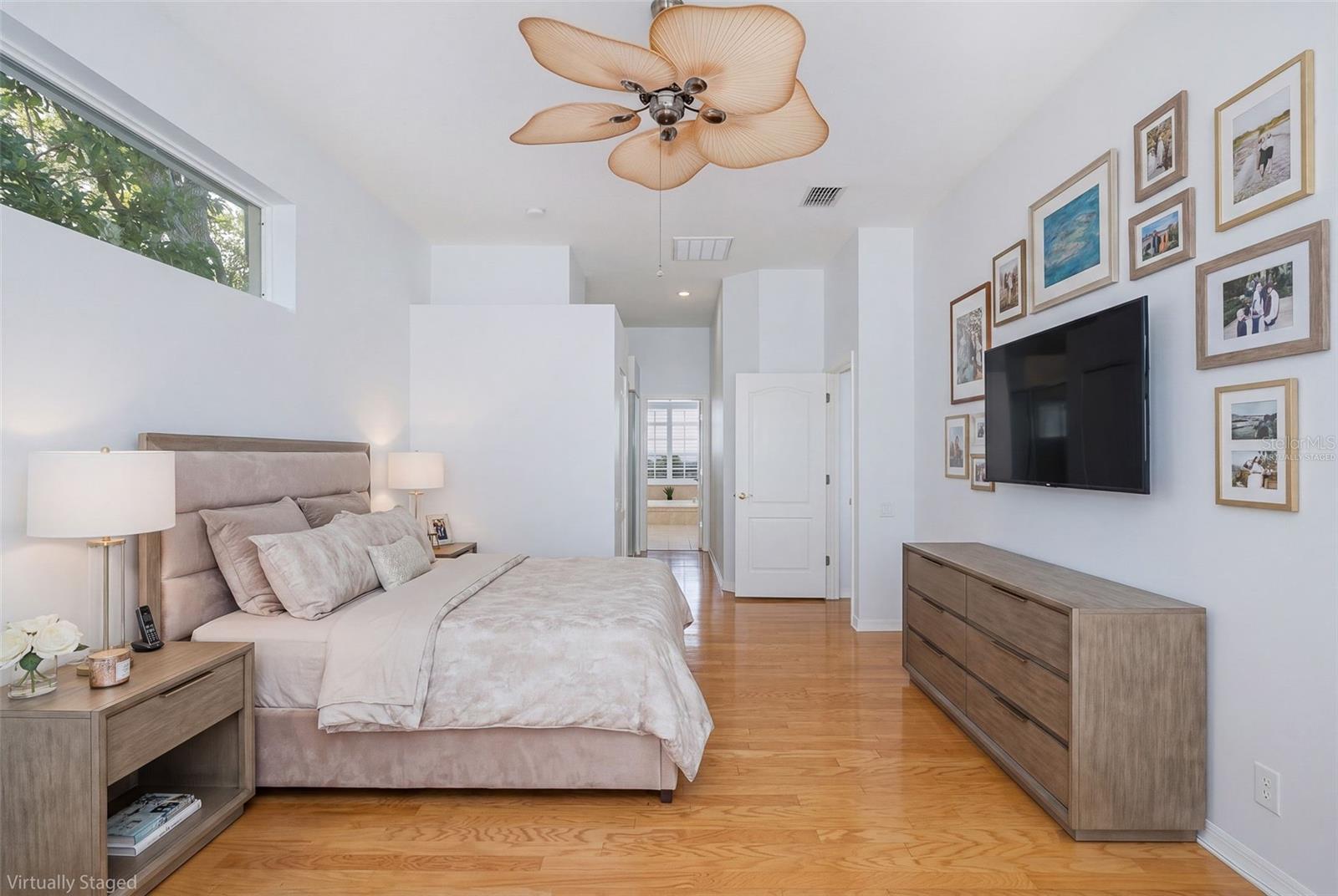Primary Bedroom -VIRTUALLY STAGED