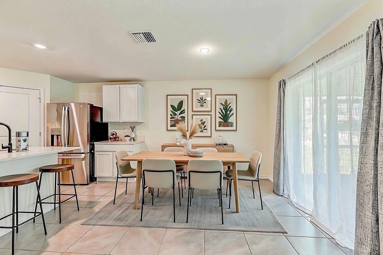Dining Room -  virtually staged