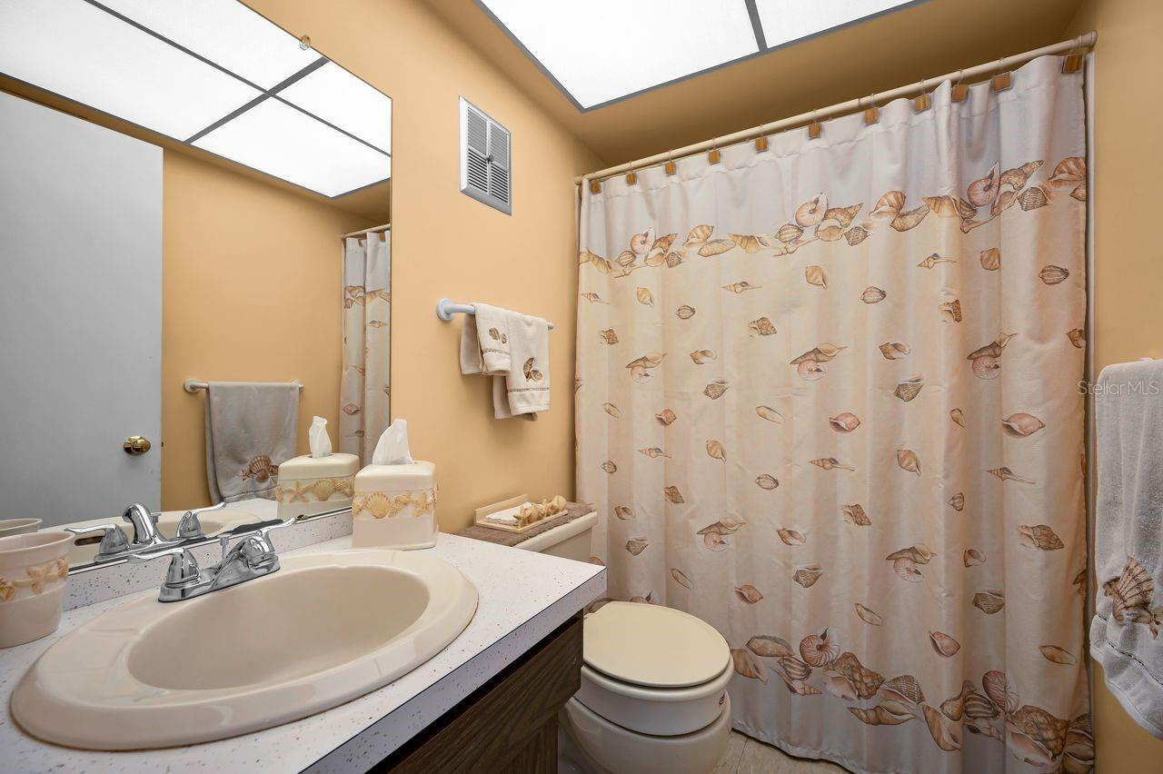 Hall Bath with Tub & Shower