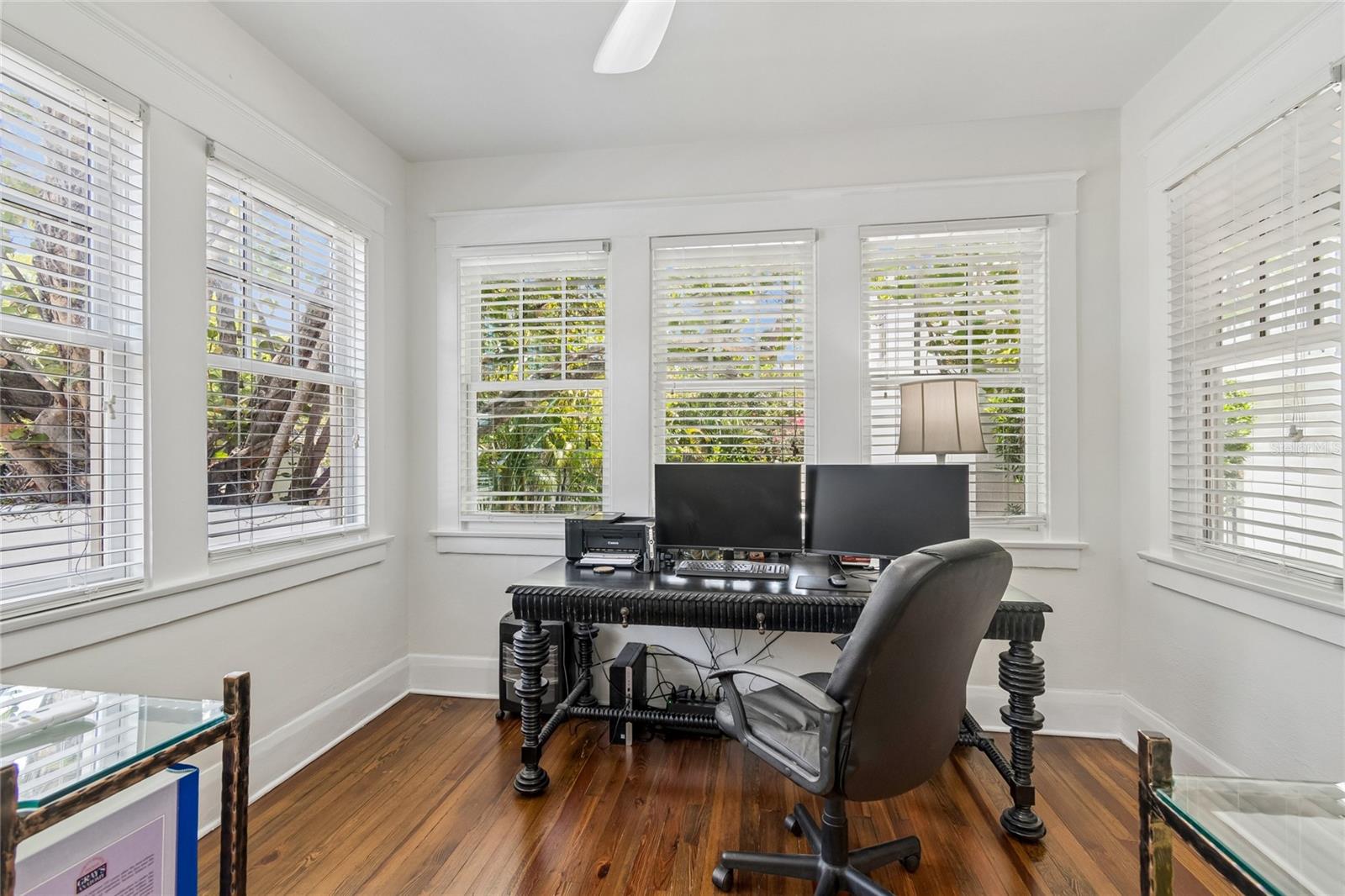 Additioanl room currently is a home office overlooking the pool
